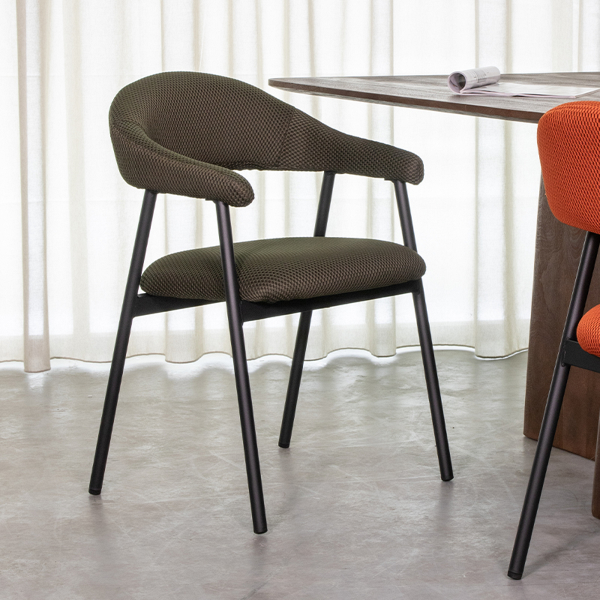 Esszimmerstühl I_Amaze - Armlehne - Hunter - Grün - Breathe - Design - LABEL51