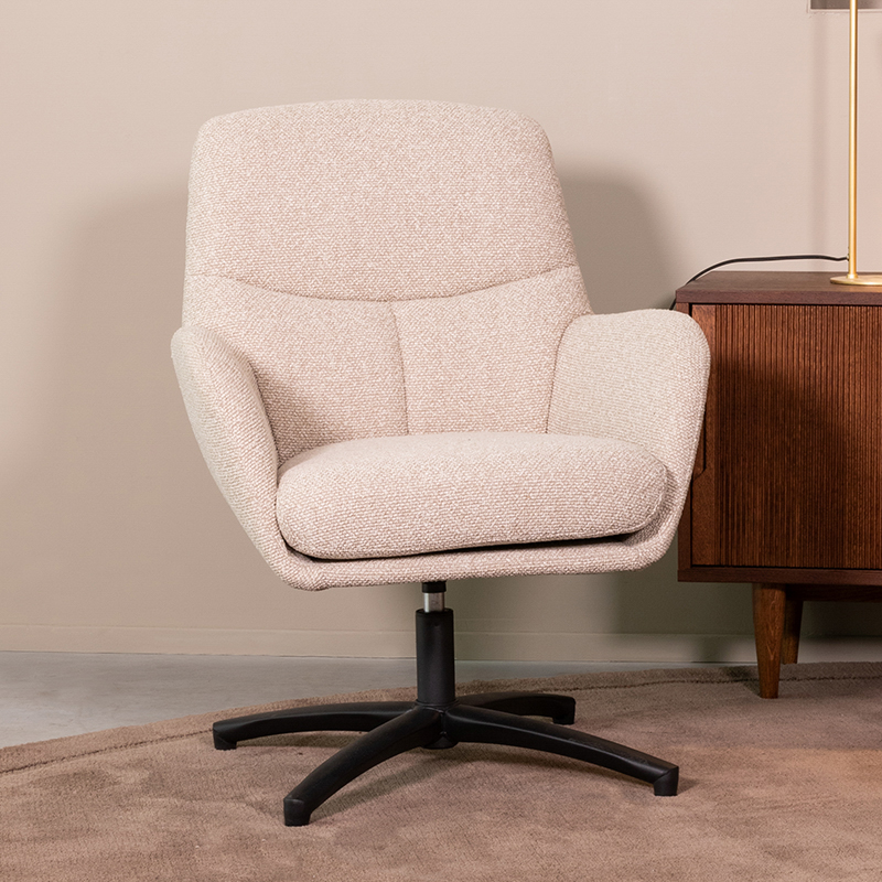 Sessel I_Chill Zone - Armlehne - Natural Beige - Royal Boucle - Ländlich - LABEL51