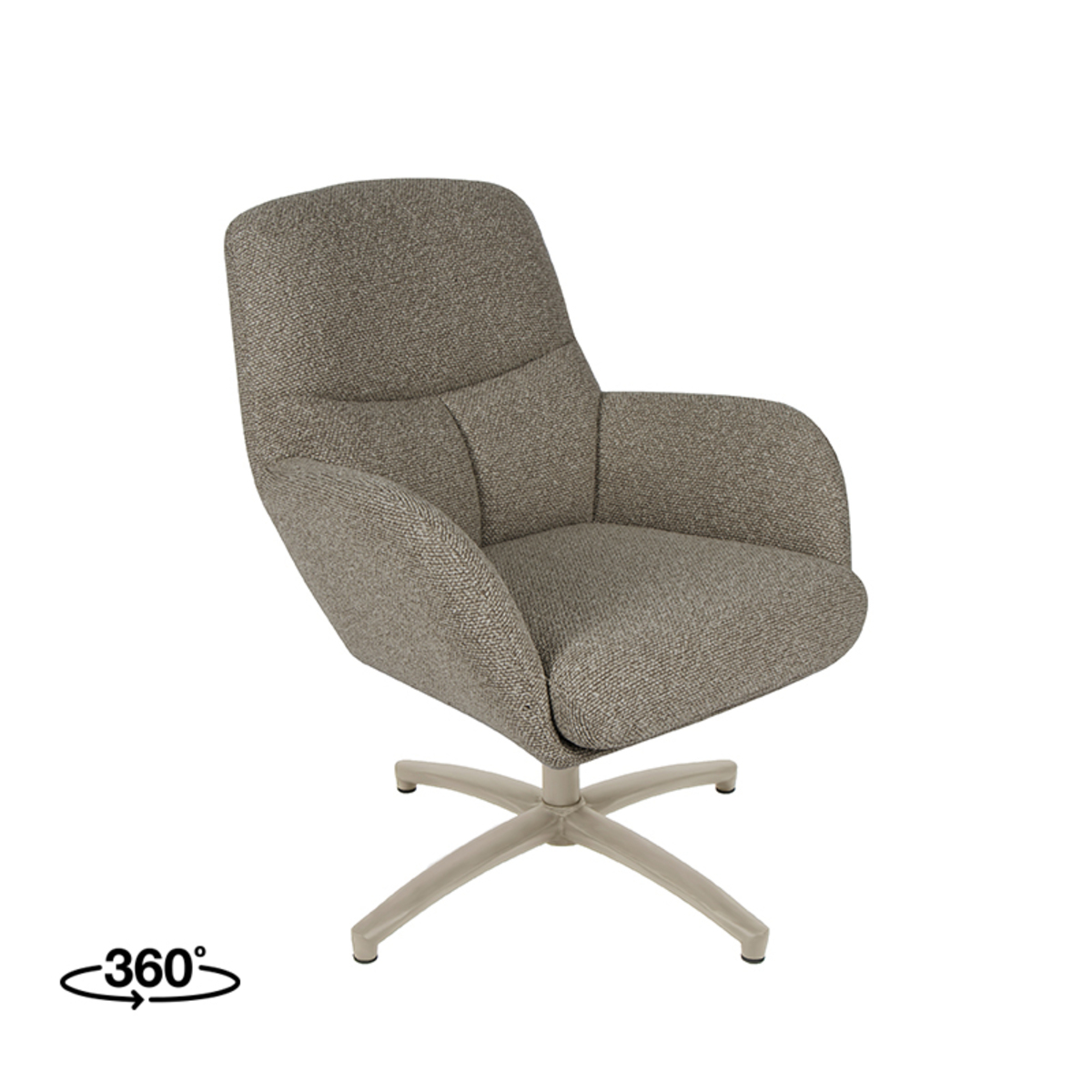 Sessel I_Chill Zone - Drehbar - Armlehne - Mushroom - BRUIN - - Design - LABEL51