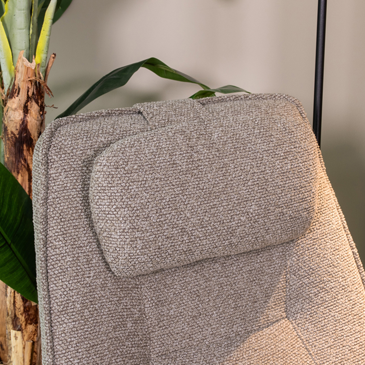 Zierkissen I_Hoofdkussen - Armlehne - Mushroom - BRUIN - Royal Boucle - Ländlich - LABEL51