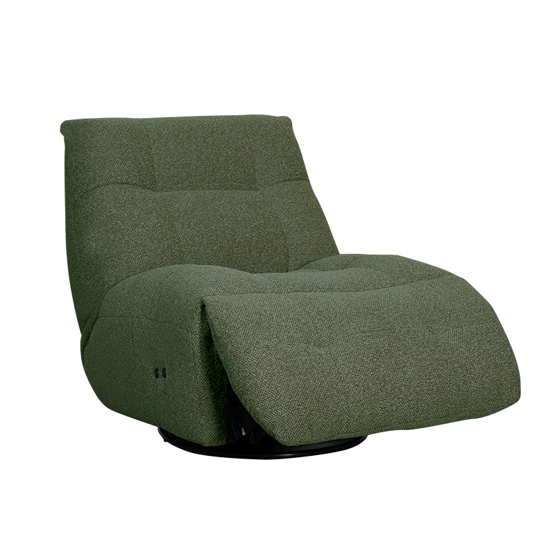 Sessel I_Relax and Recharge - Elektrisch - Drehbar - Ohne Armlehne - Wald - GROEN - Royal Boucle - Modern - LABEL51