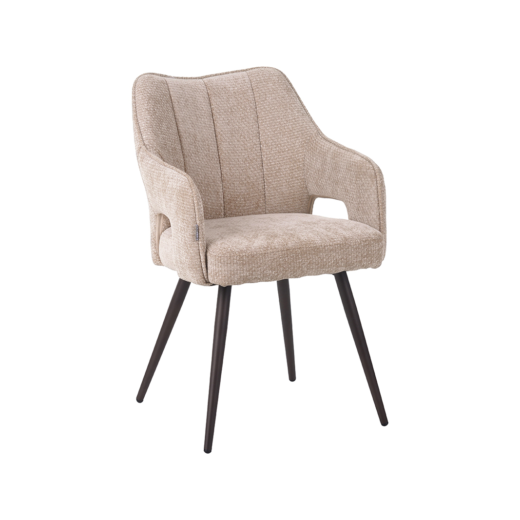 Esszimmerstühl I_Stan - Ohne Armlehne - Clay - Braun - Elite - LABEL51