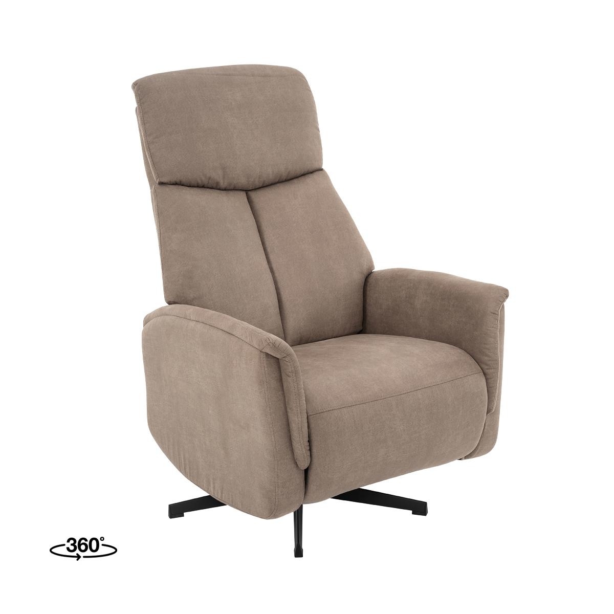 I_Helsinki - Relaxsessel - Taupe - Braun - Micro Suede - Modern - LABEL51