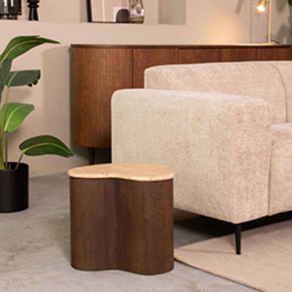 I_Davi - Espresso - Braun - Travertin - LABEL51