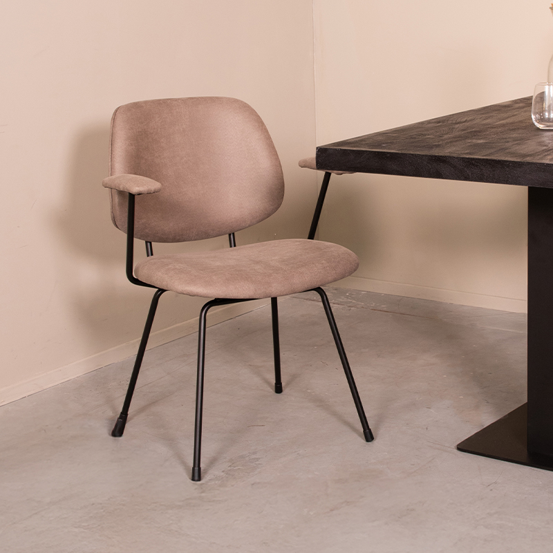 I_Rivano - Taupe - Braun - Micro Suede - Modern - LABEL51