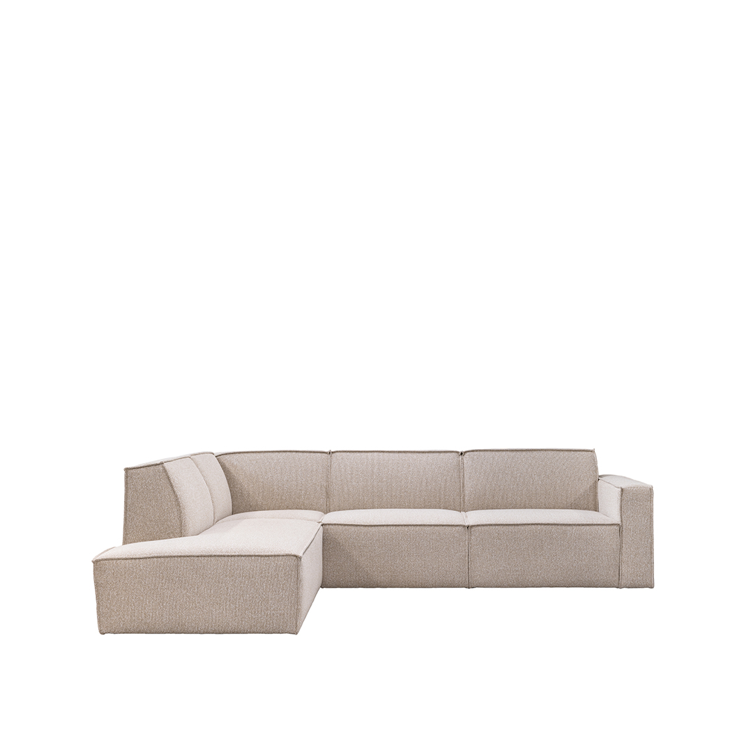 Ecksofa I_Kay - Links Voorstaand - Natural Beige - Boucle - LABEL51