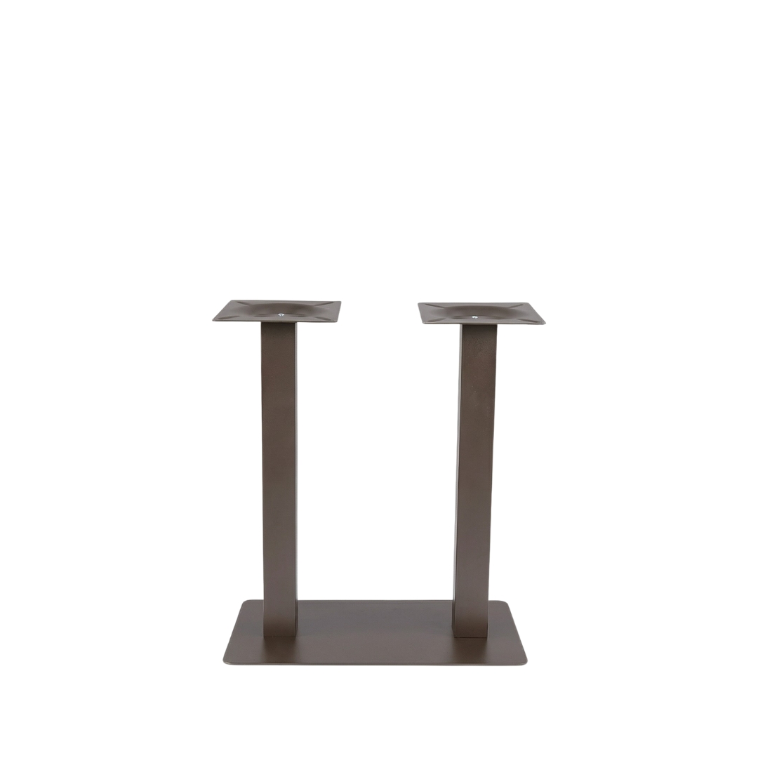 Esstische I_Tafelpoot Dubbel - Brons - Braun - Metall - LABEL51