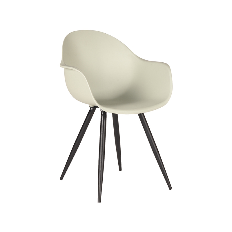 Esszimmerstühl I_Luca - Armlehne - Schalensitz - Breeze - Grün - PP - Skandinavisch - LABEL51